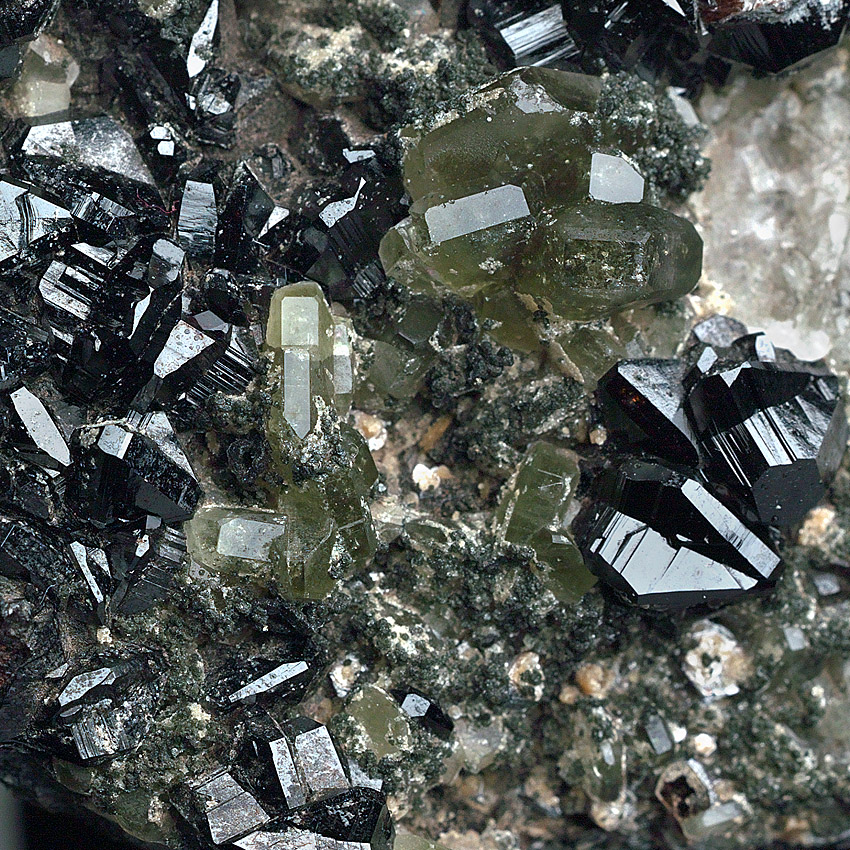 Cassiterite & Apatite