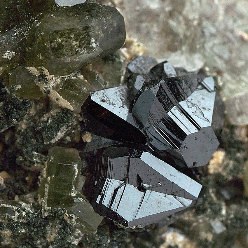 Cassiterite & Apatite