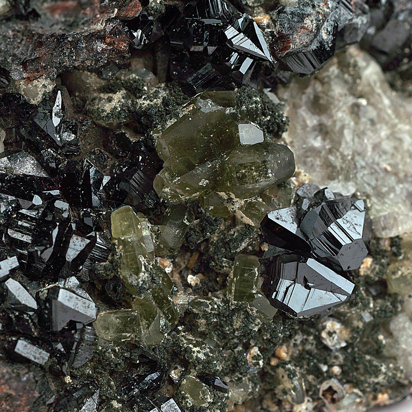 Cassiterite & Apatite