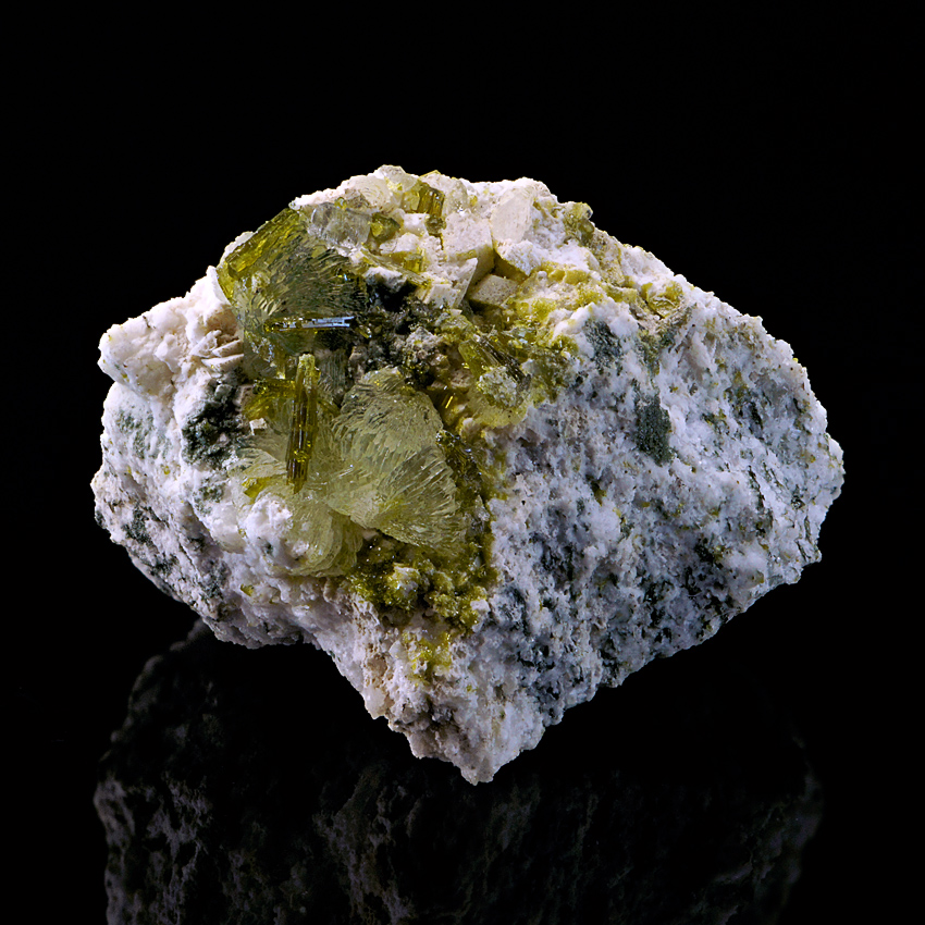 Fluorite Epidote & Prehnite