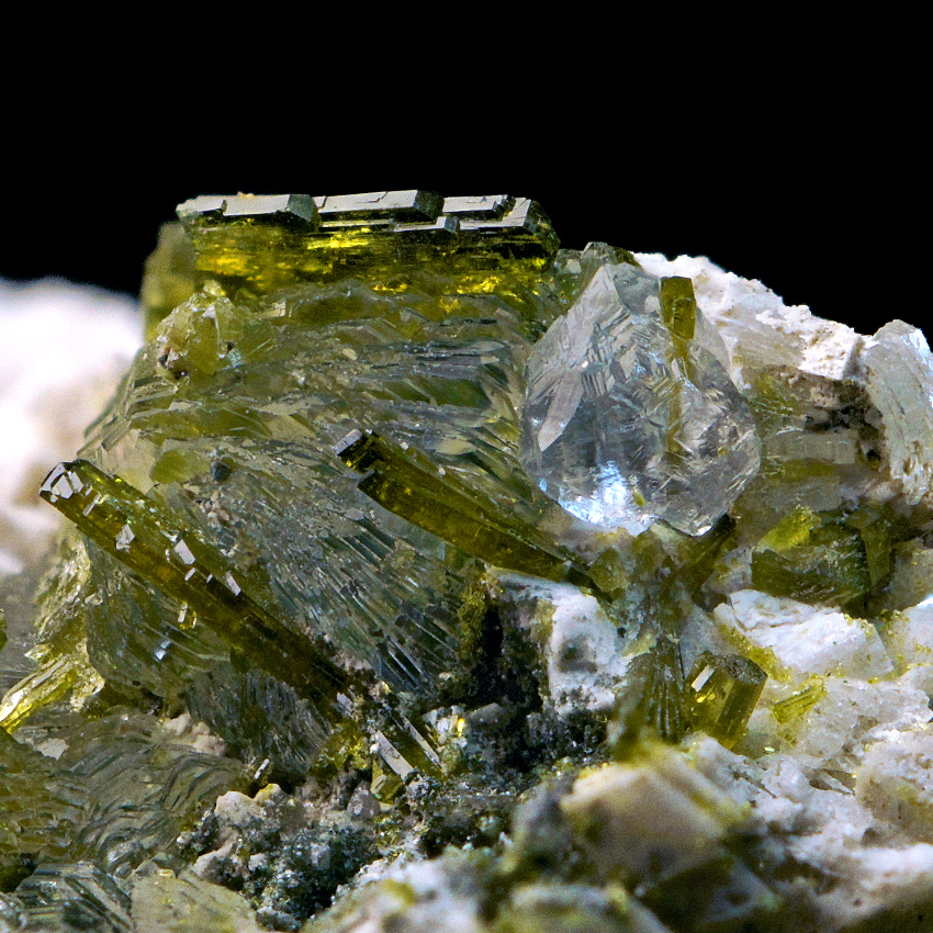 Fluorite Epidote & Prehnite