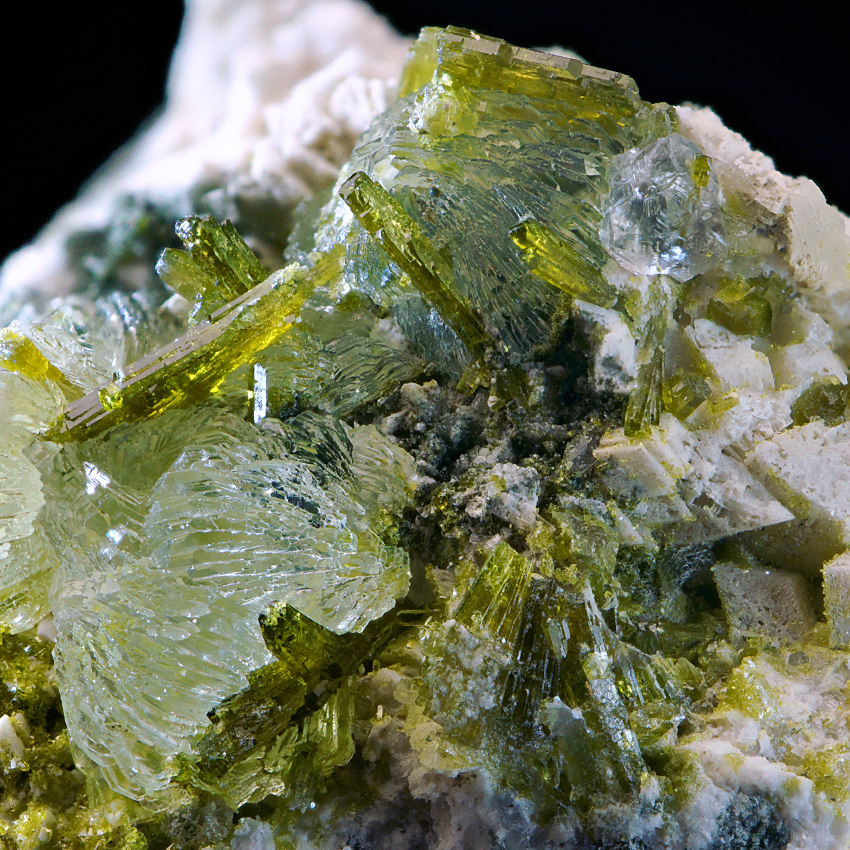 Fluorite Epidote & Prehnite