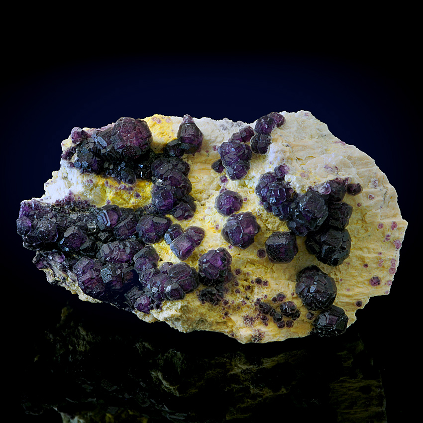 Fluorite On Microcline