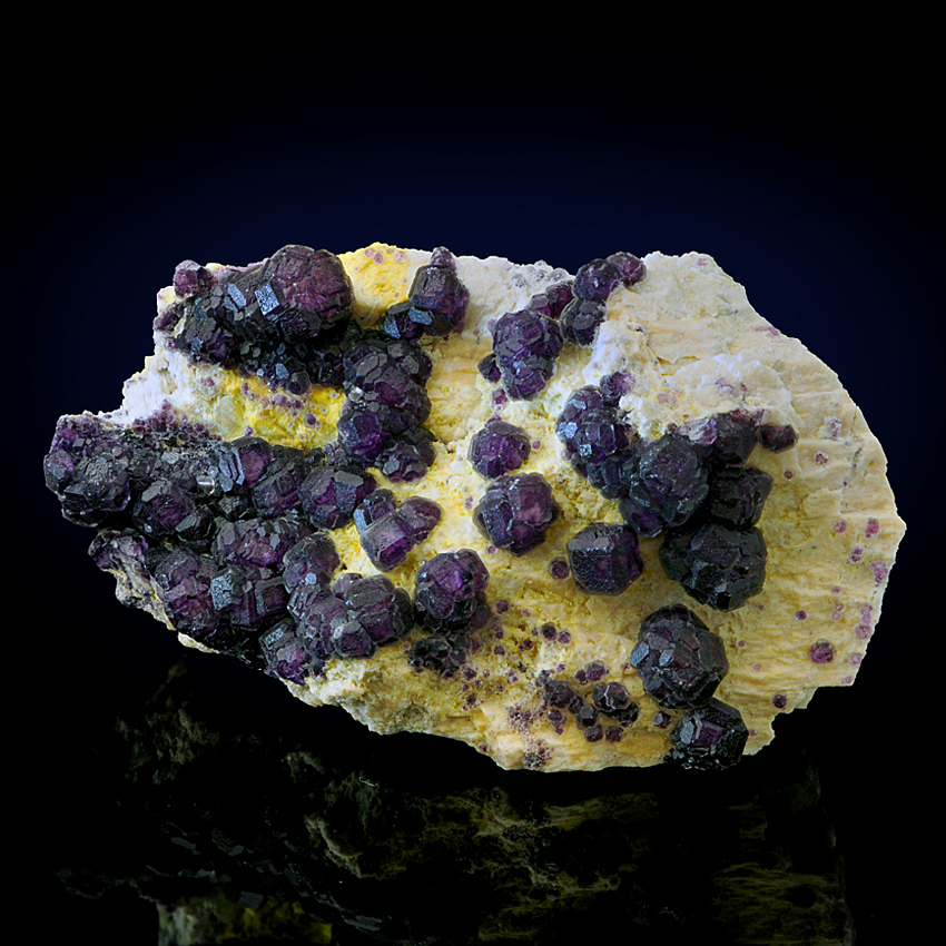 Fluorite On Microcline