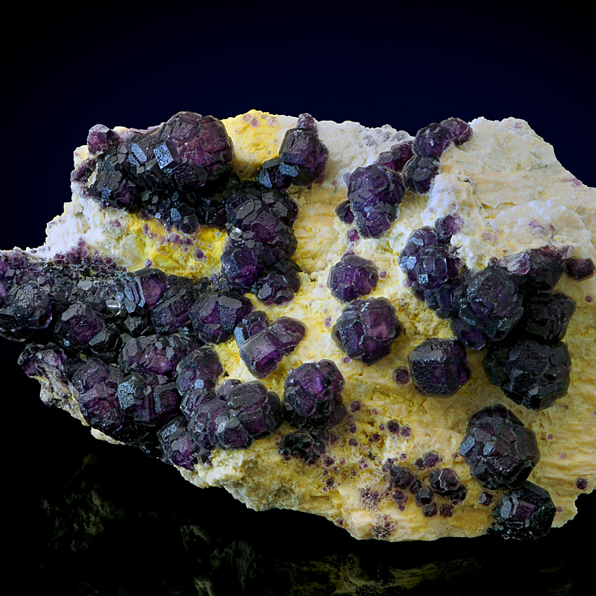 Fluorite On Microcline