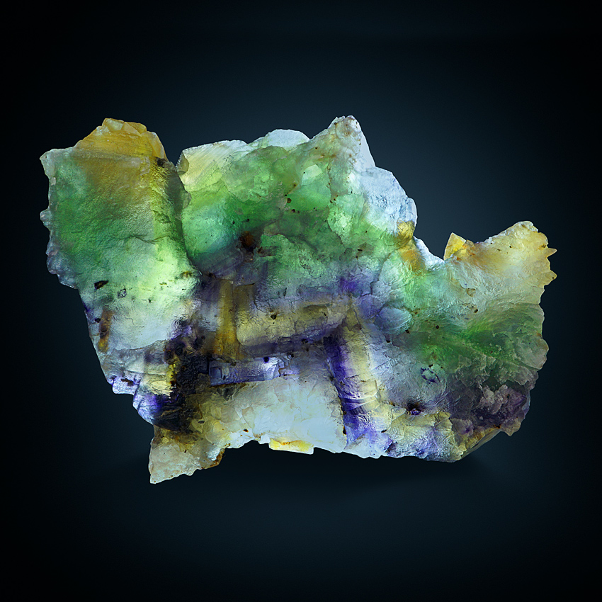 Baryte On Fluorite