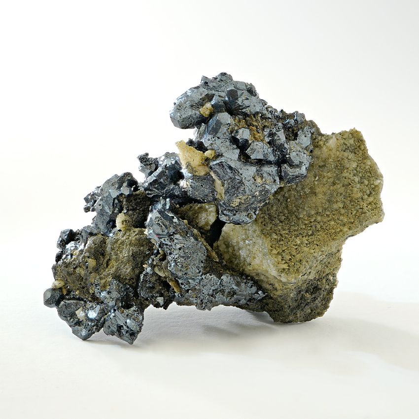 Acanthite On Dolomite