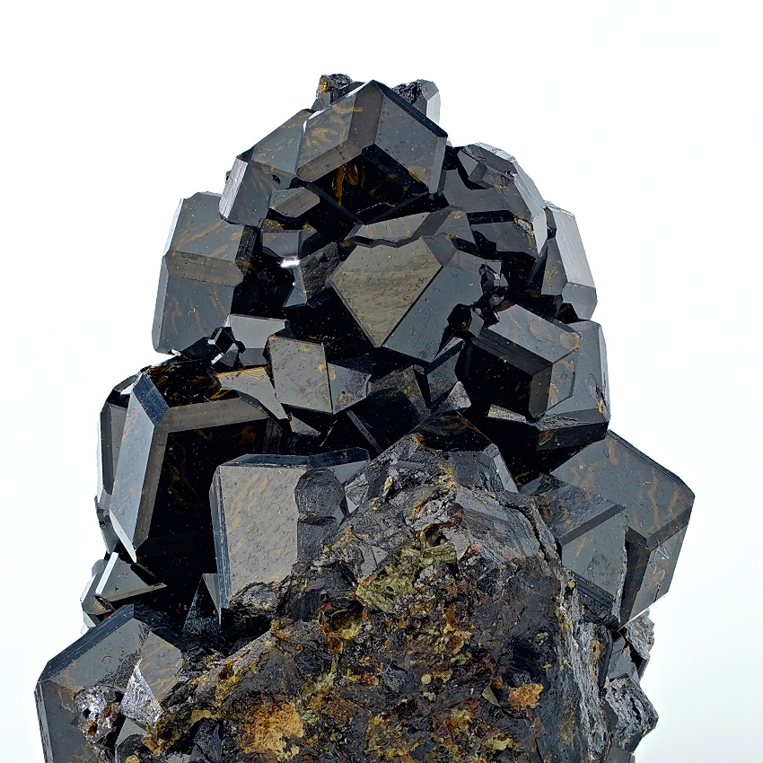 Andradite Var Melanite & Hedenbergite