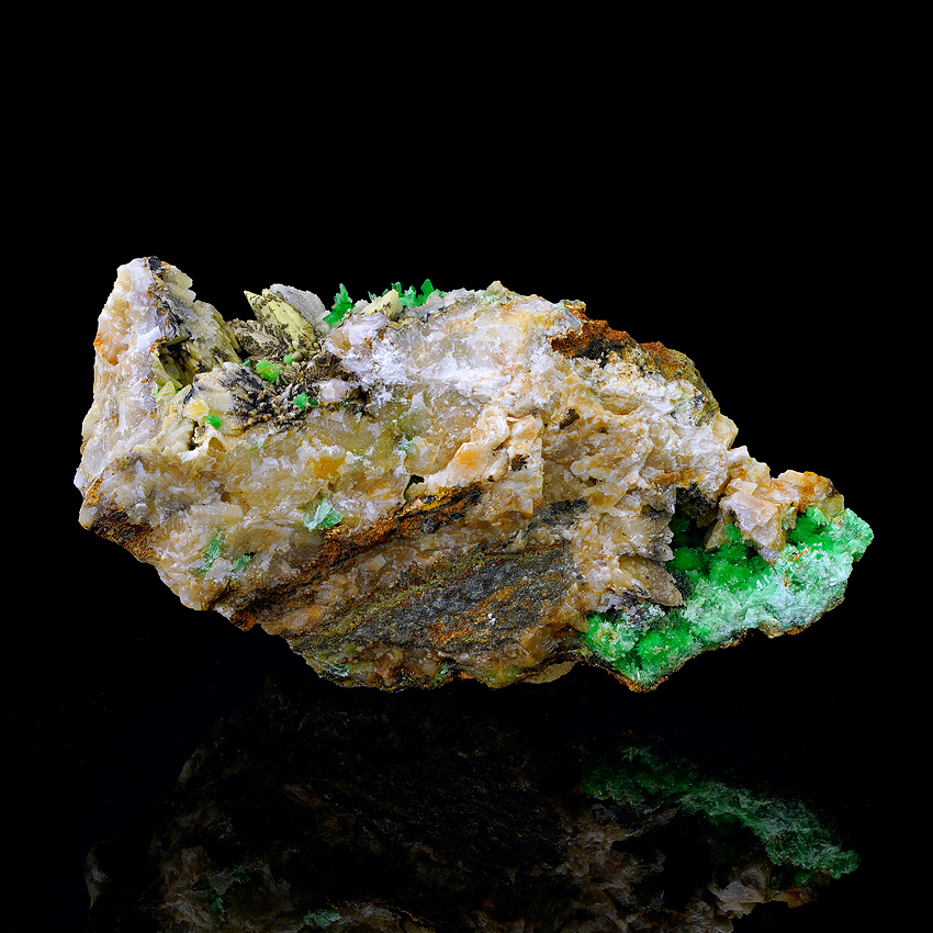 Annabergite & Calcite