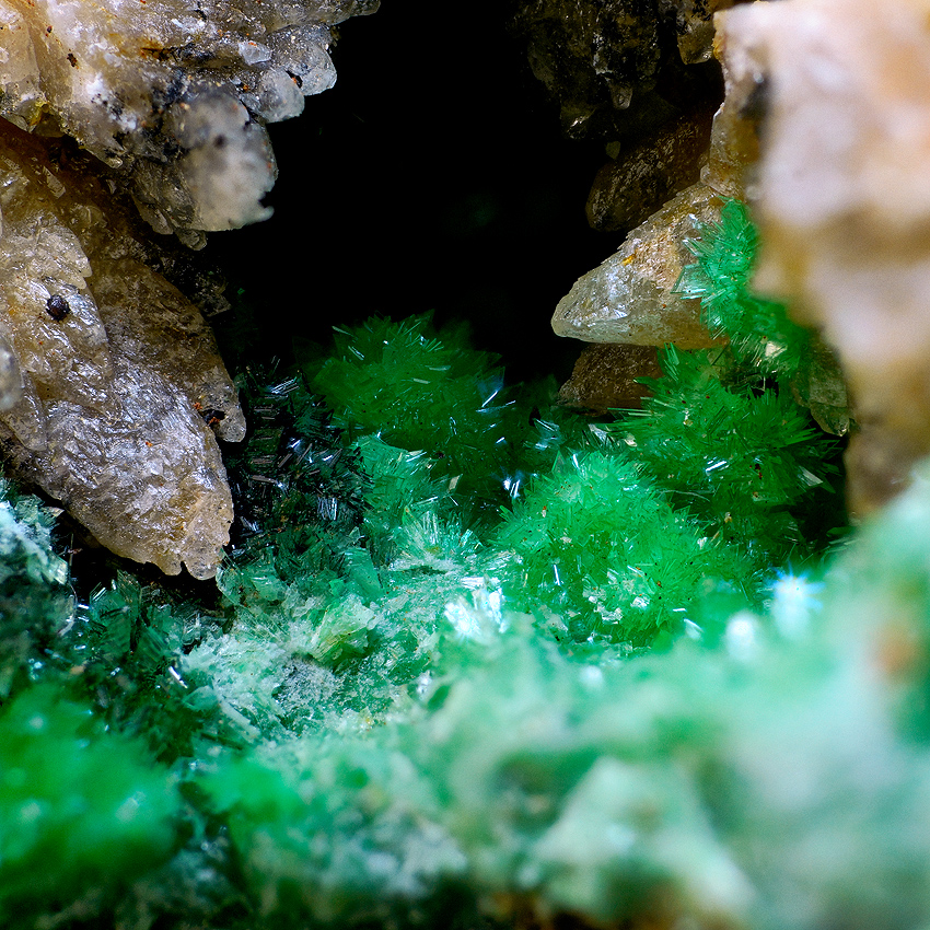 Annabergite & Calcite