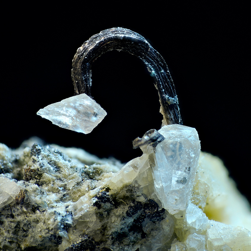 Native Silver & Calcite