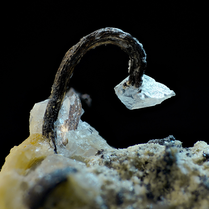 Native Silver & Calcite