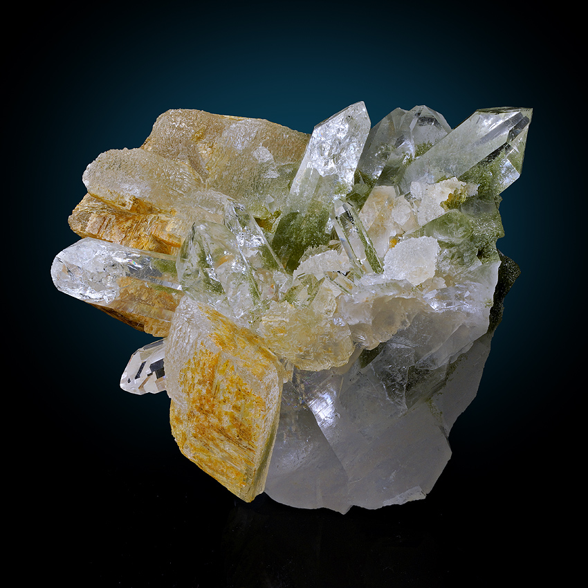 Rock Crystal & Calcite