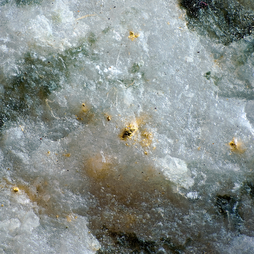 Native Gold In Quartz