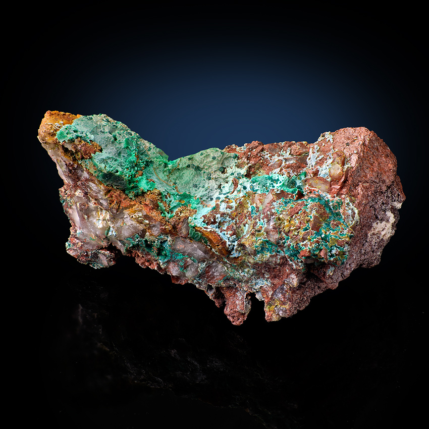 Malachite Pyromorphite & Chrysocolla