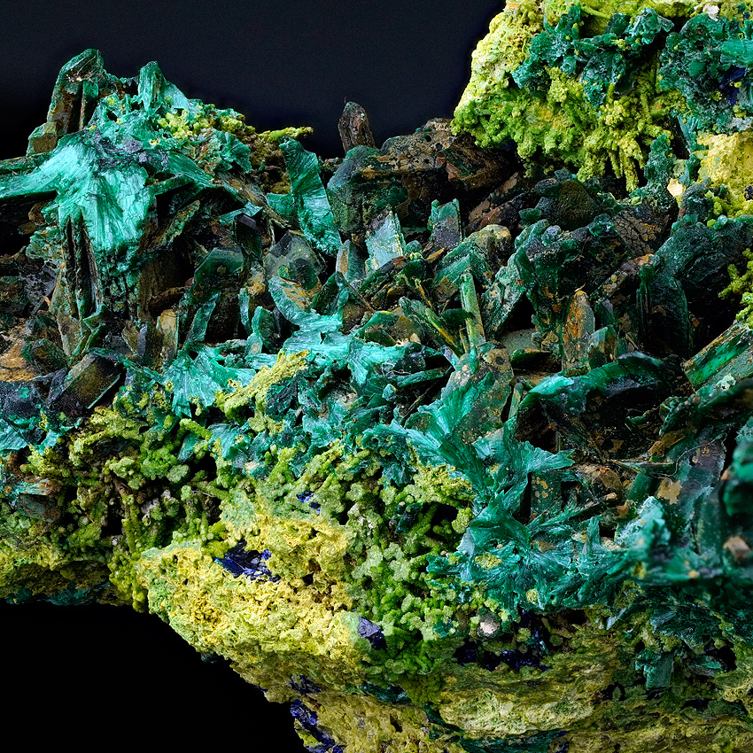 Malachite Psm Azurite Arsentsumebite Duftite