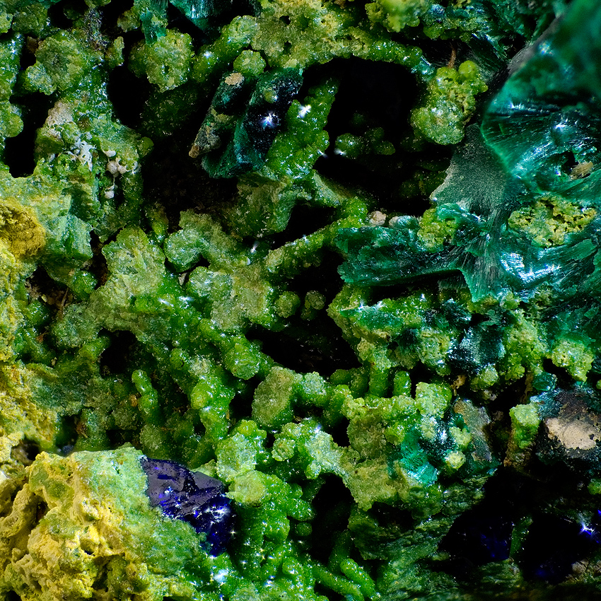 Malachite Psm Azurite Arsentsumebite Duftite