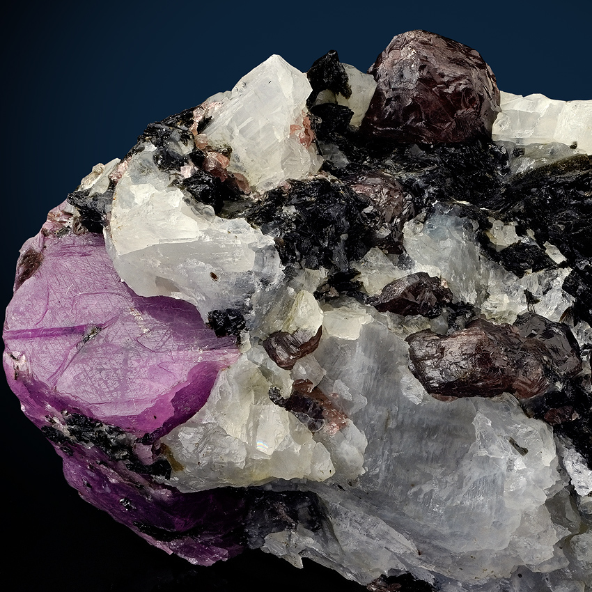 Corundum Var Ruby & Almandine