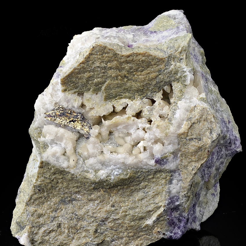 Calaverite & Fluorite