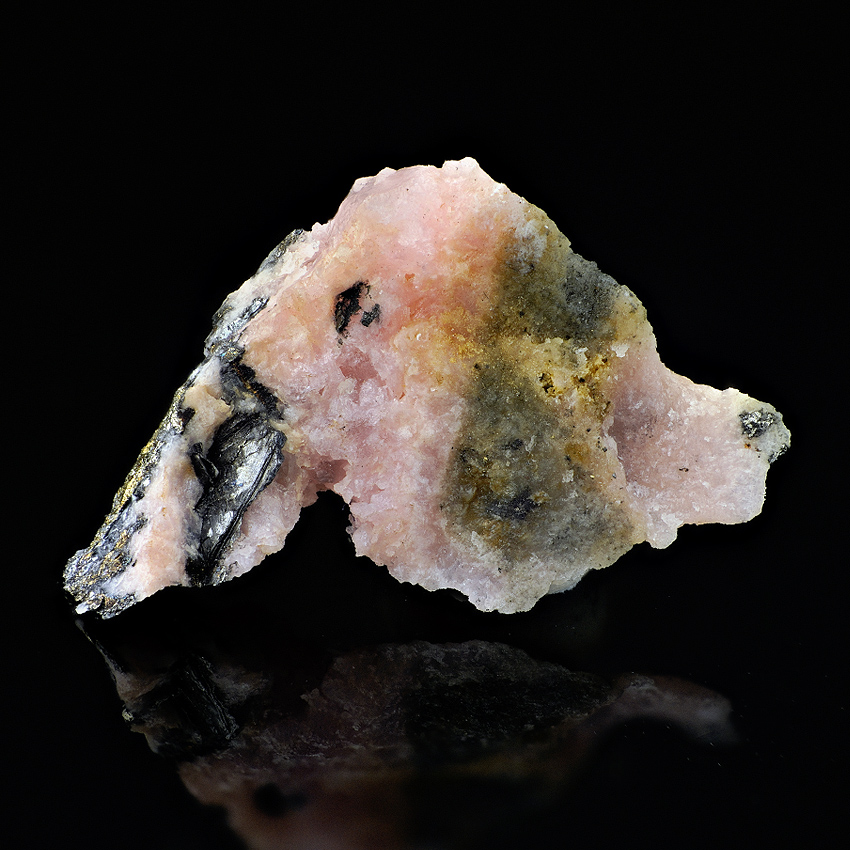 Nagyágite & Rhodochrosite