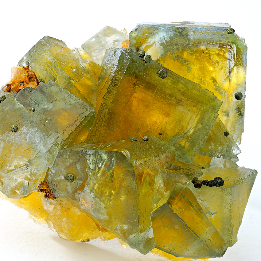 Fluorite & Chalcopyrite