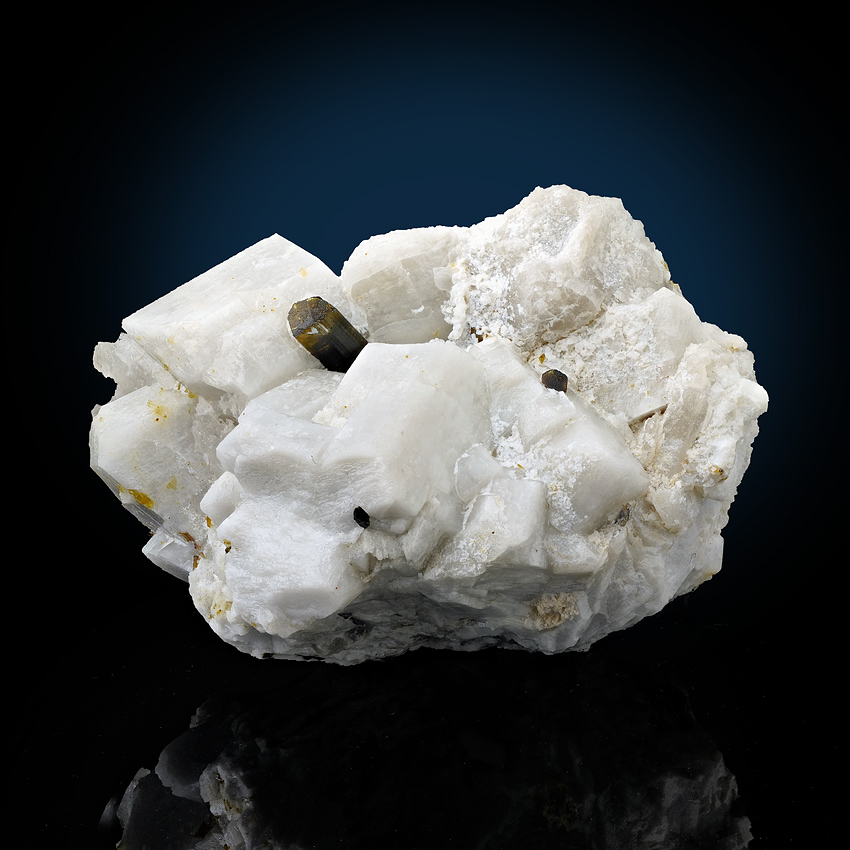 Elbaite On Microcline