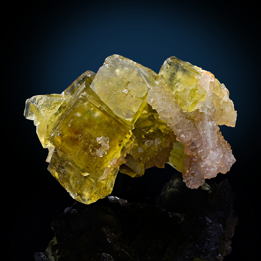 Fluorite & Rock Crystal Psm Baryte