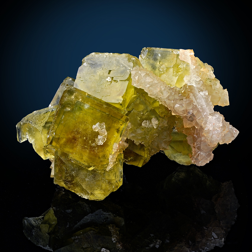 Fluorite & Rock Crystal Psm Baryte