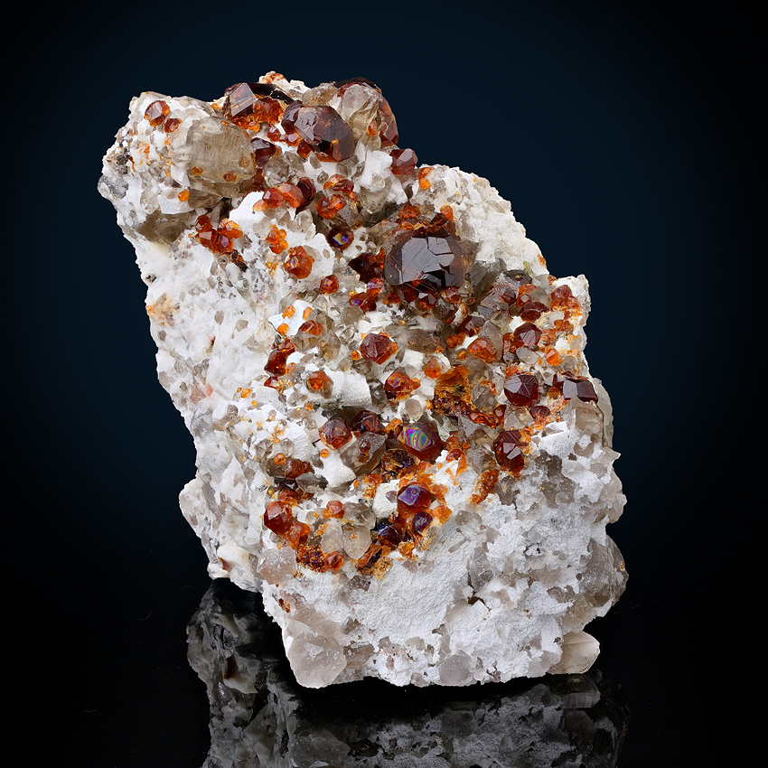 Spessartine & Smoky Quartz