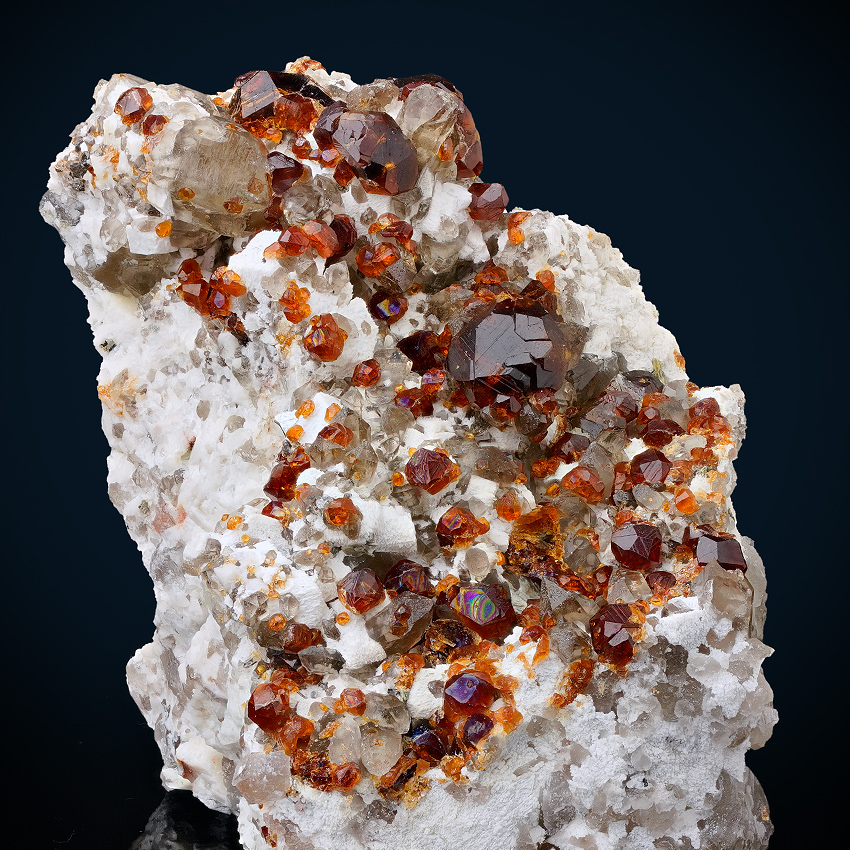 Spessartine & Smoky Quartz