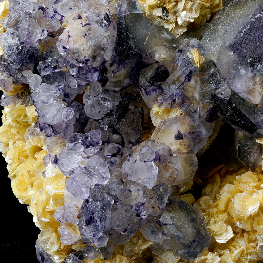 Fluorite On Muscovite