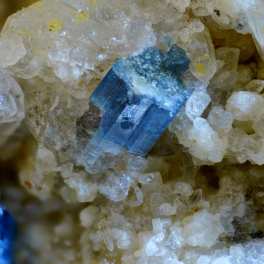 Bazzite On Rock Crystal