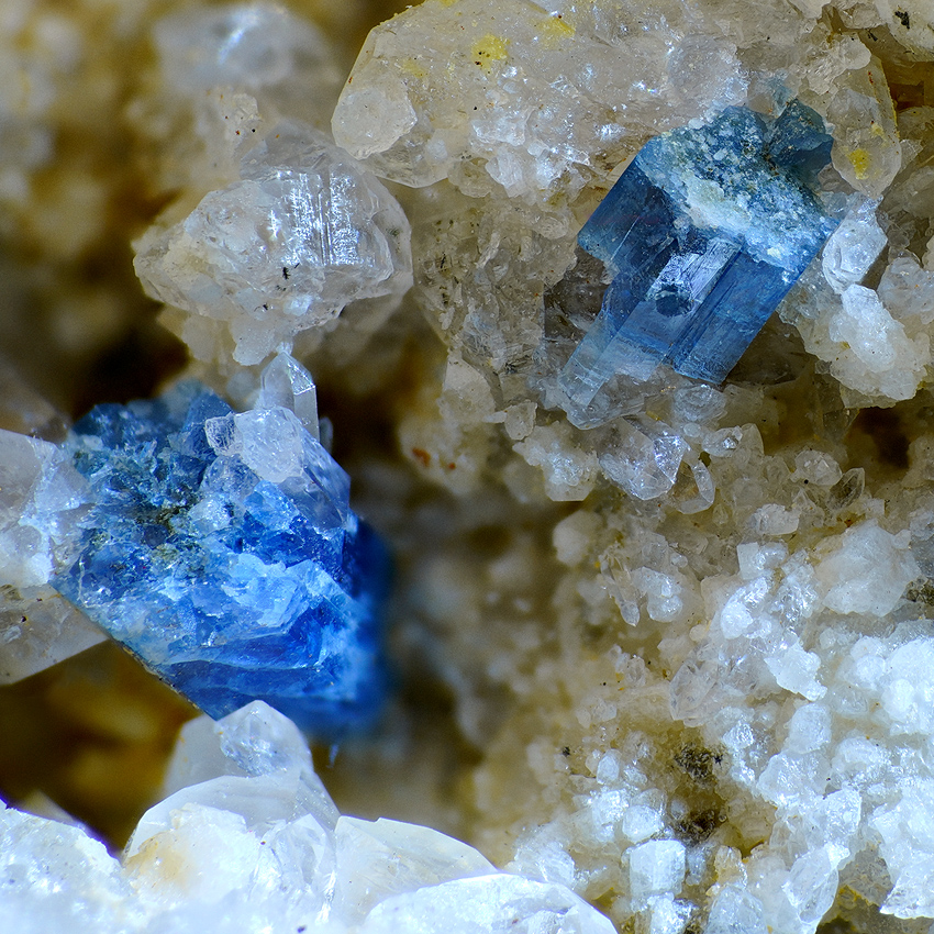 Bazzite On Rock Crystal