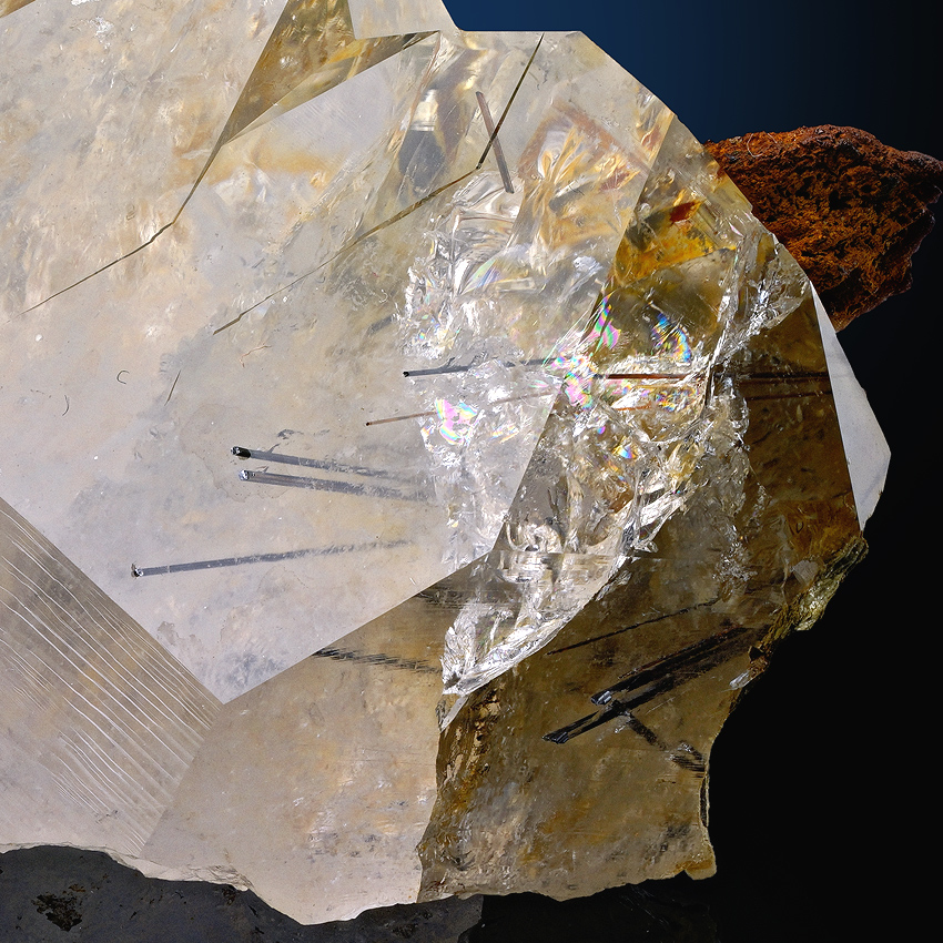 Rock Crystal With Rutile Inclusions