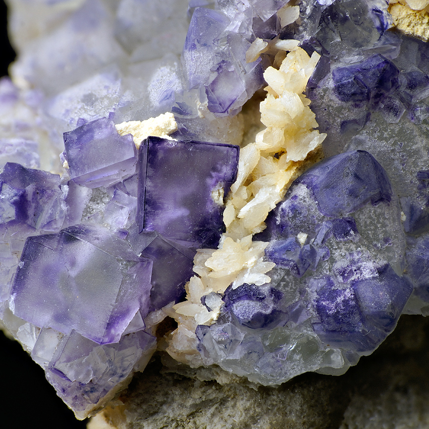 Fluorite & Stilbite