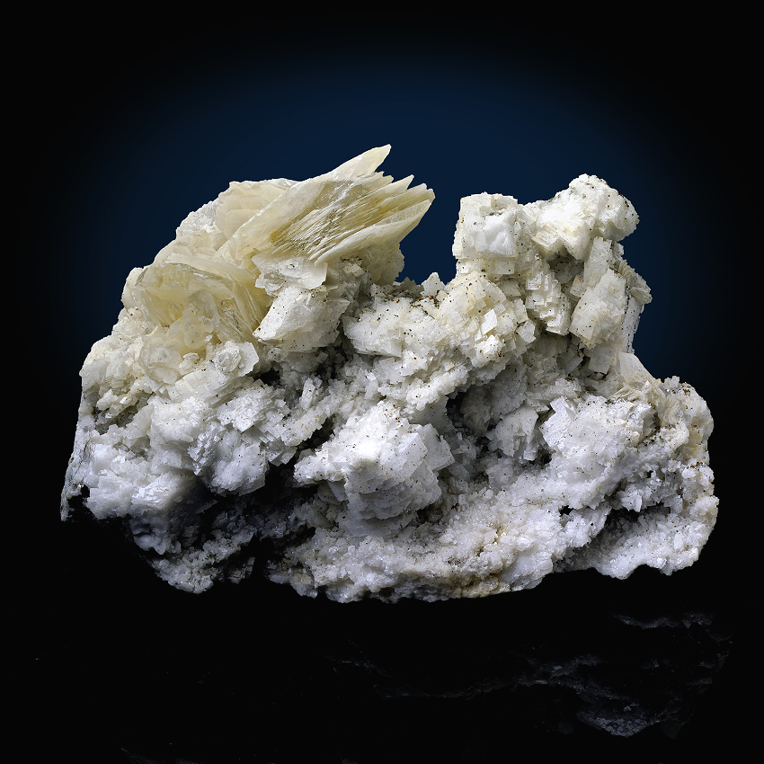 Calcite Pyrite On Adularia