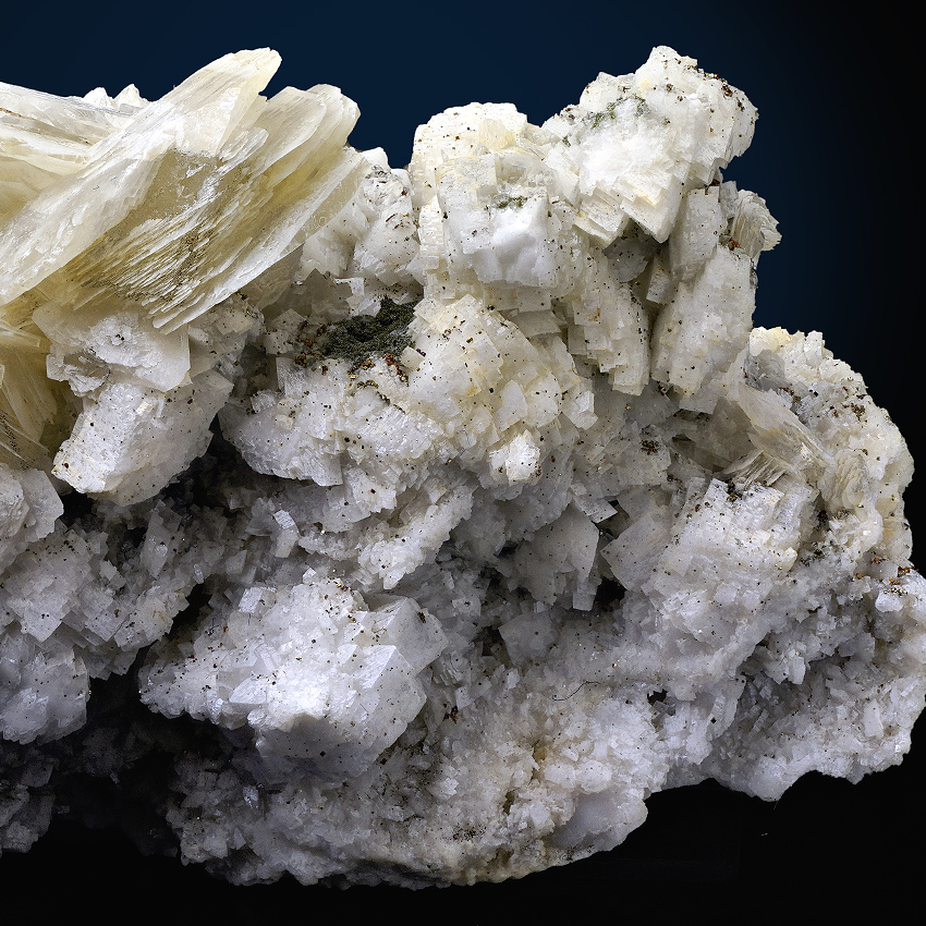 Calcite Pyrite On Adularia