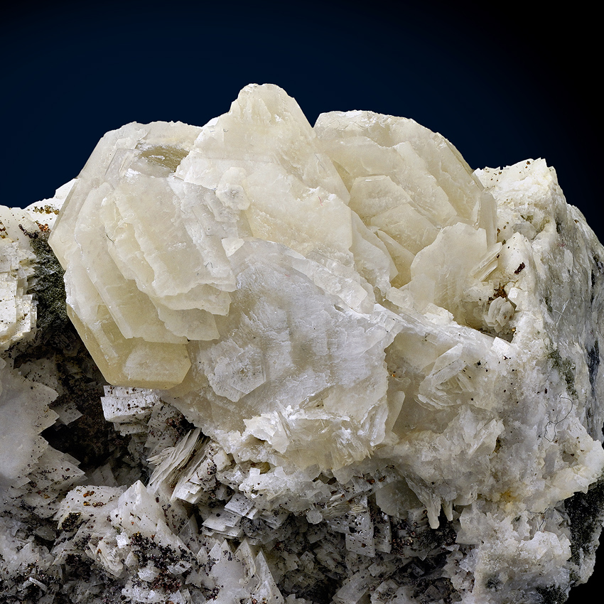 Calcite Pyrite On Adularia