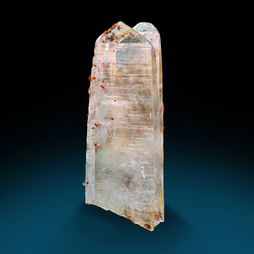 Herderite Bertrandite Fluorite On Rock Crystal