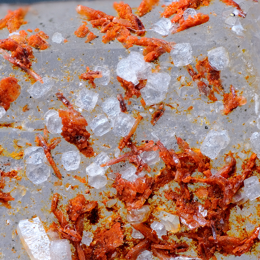 Herderite Bertrandite Fluorite On Rock Crystal