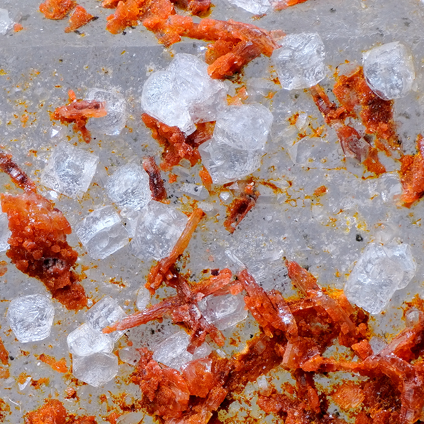 Herderite Bertrandite Fluorite On Rock Crystal