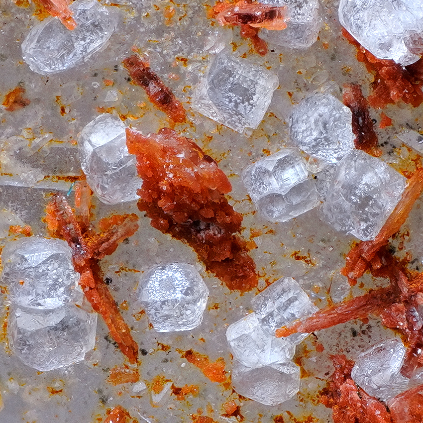 Herderite Bertrandite Fluorite On Rock Crystal
