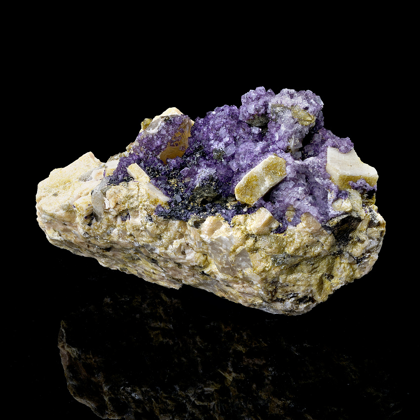 Fluorite & Smoky Quartz Orthoclase