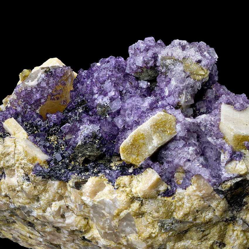 Fluorite & Smoky Quartz Orthoclase