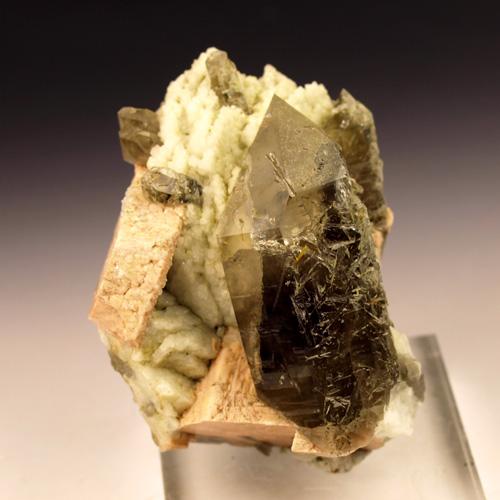 Smoky Quartz & Orthoclase