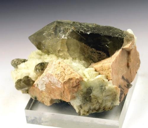 Smoky Quartz & Orthoclase