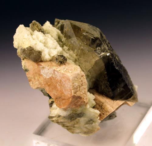 Smoky Quartz & Orthoclase