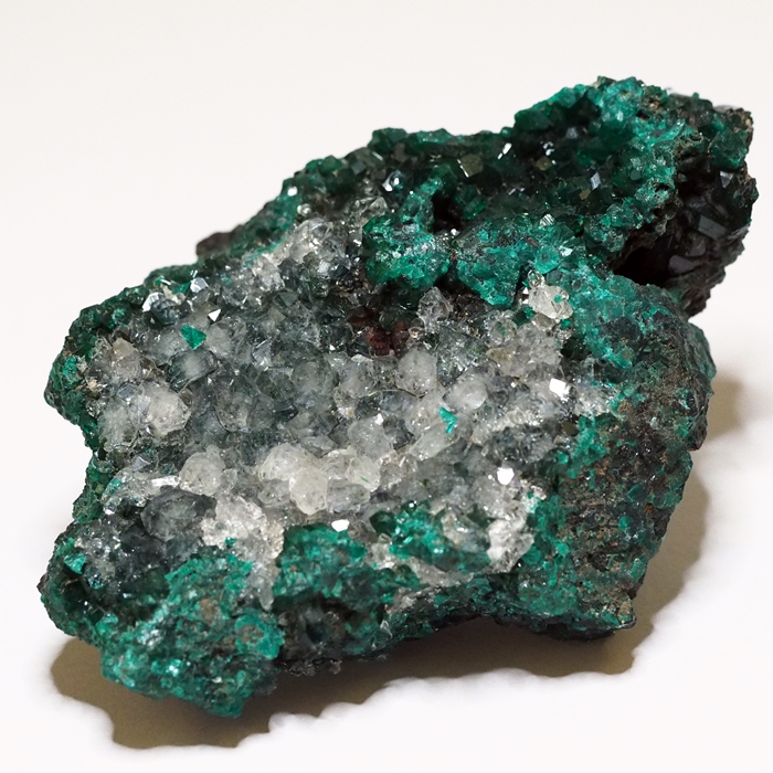 Dioptase & Quartz