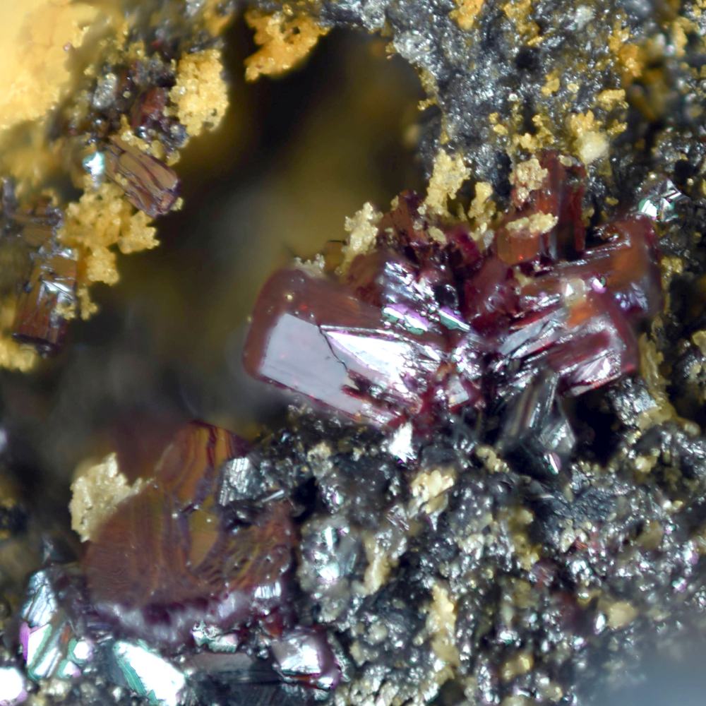 Stephanite Polybasite & Pyrargyrite