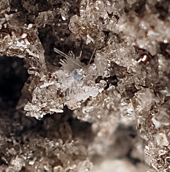 Jeremejevite Pseudobrookite & Topaz